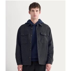 Everlane Men's Dark Gray Casual Button Down Shirt